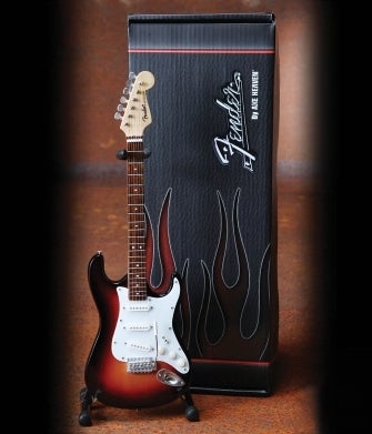 Miniature deals fender stratocaster